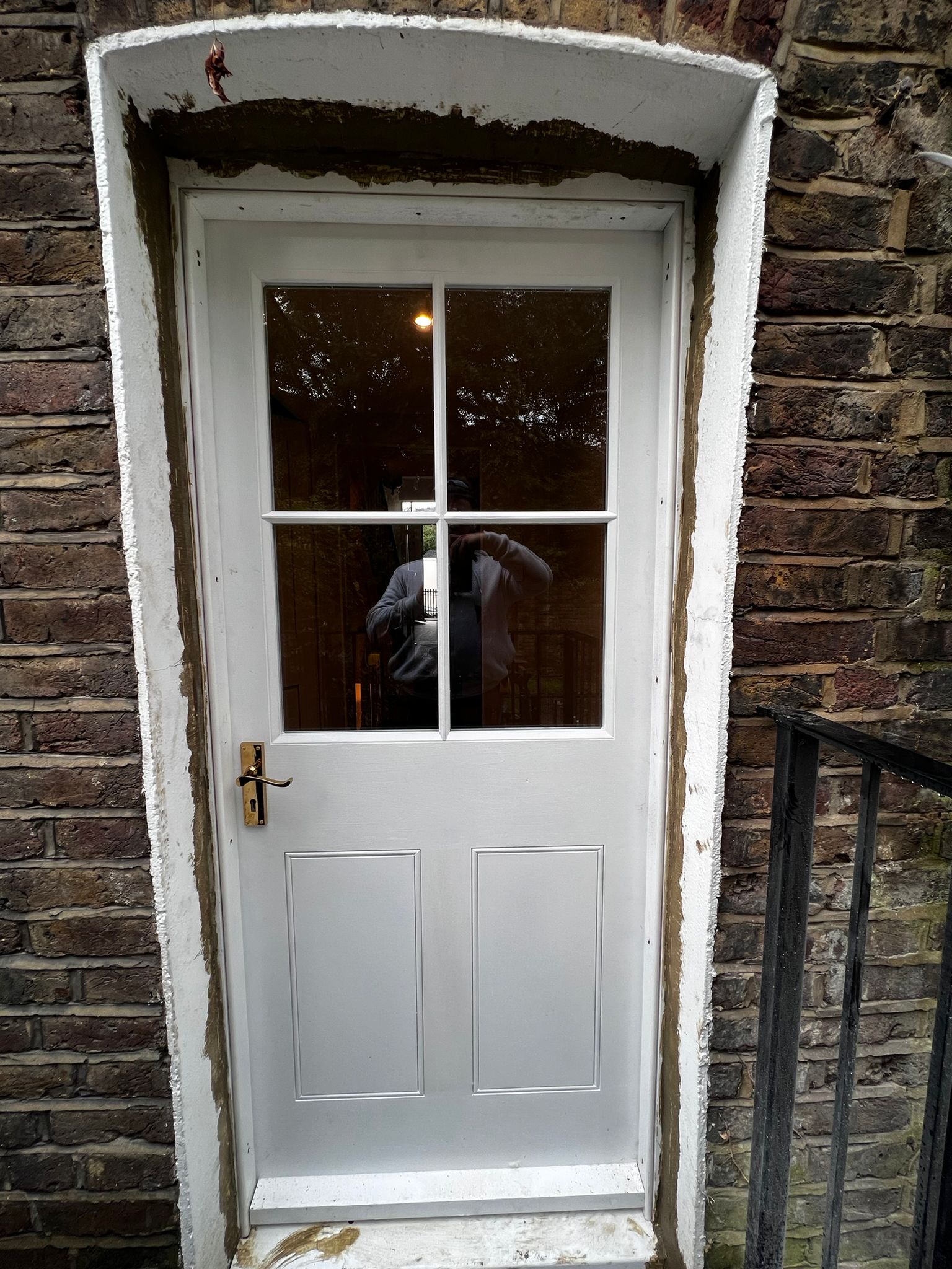 Timber Door Installation — Victorian Terraced Property — Brighton & Hove Property Repair Co. Brighton & Hove Timber Door Installation — Victorian Terraced Property — Brighton & Hove Property Repair Co. Brighton & Hove