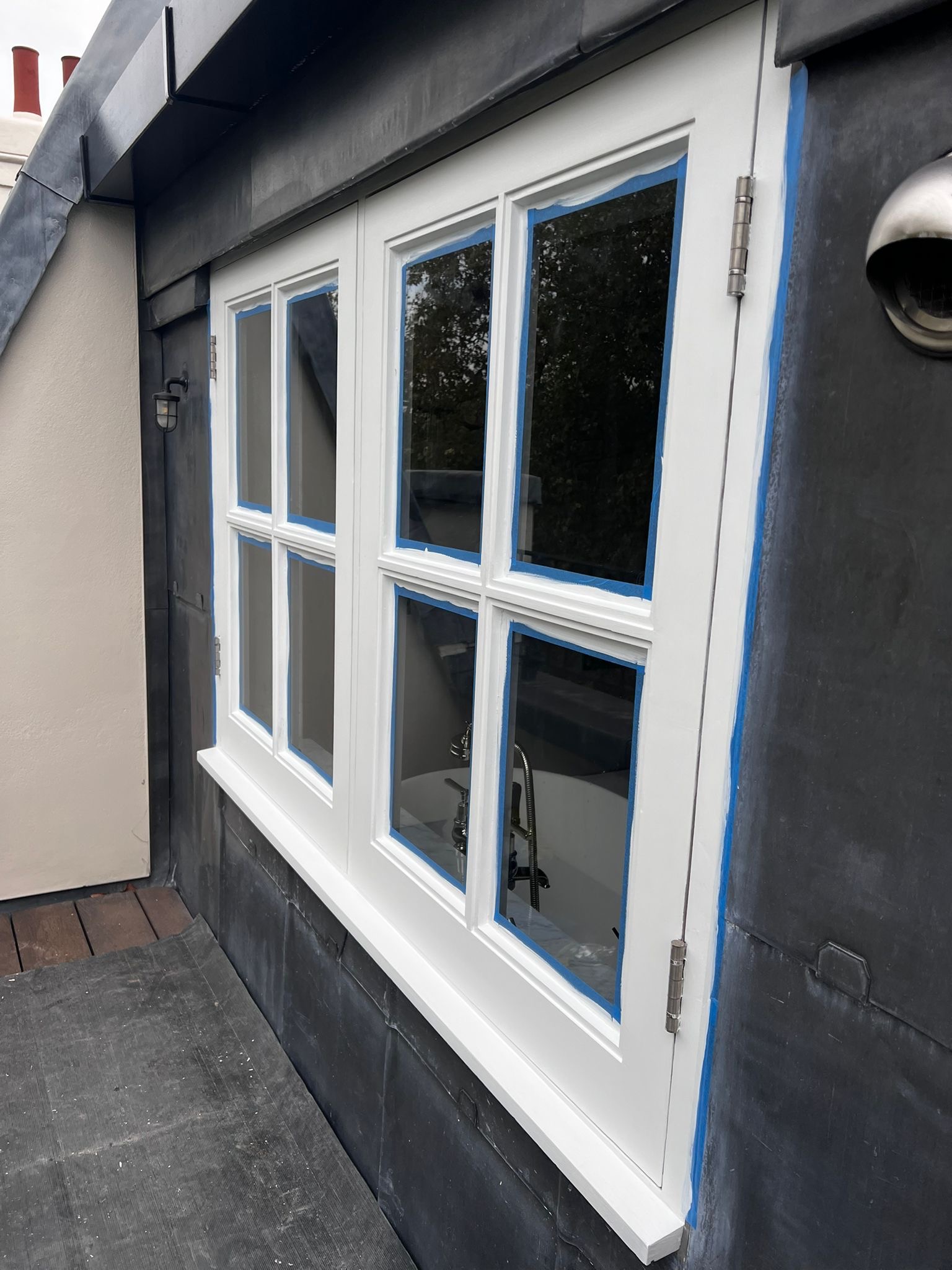 Triple Casement Window — Dormer with Slate Cladding — Brighton & Hove Property Repair Co. Brighton & Hove Triple Casement Window — Dormer with Slate Cladding — Brighton & Hove Property Repair Co. Brighton & Hove